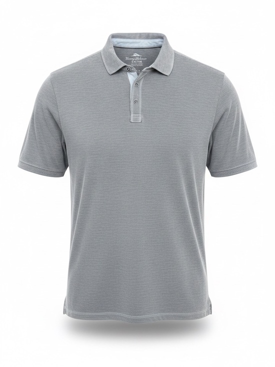 Tommy Bahama Other - Tommy Bahama Men’s XXL Polo Gray TENCEL Lyocell Short Sleeve Marlin